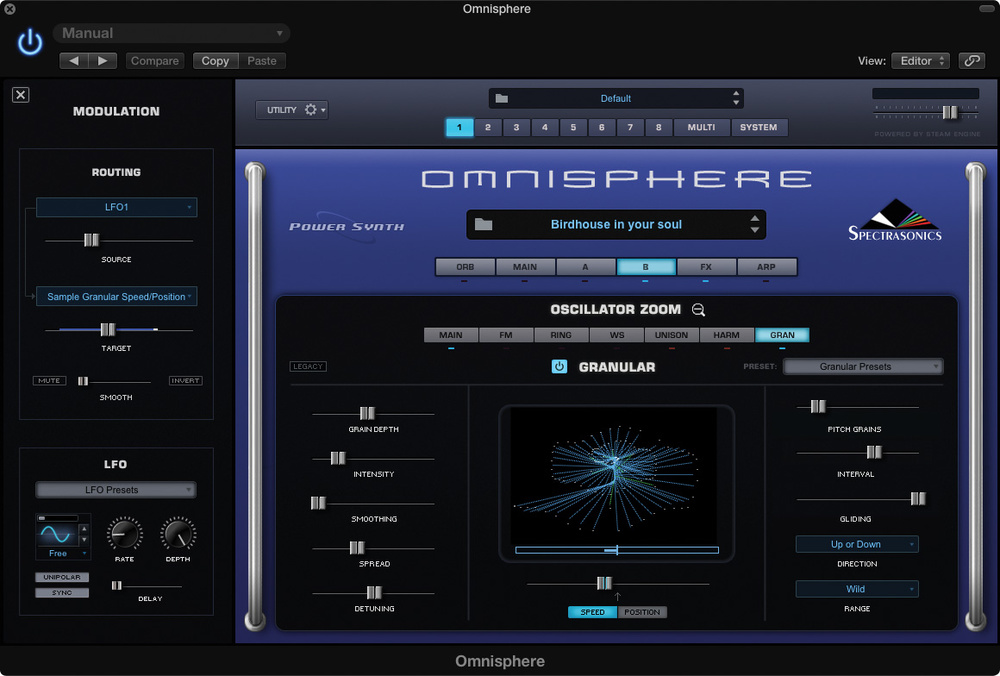 Omnisphere 2. 5 add patches to favourite list in the world